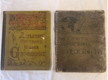 Antique Geography School Books