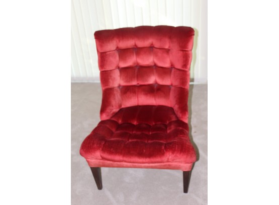 Red Velvet Chair (2)