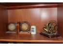 Book End And Brass Bell