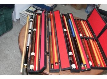 Pool Sticks And Cases
