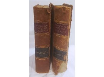 1885-86 Personal Memoirs Of Ulysses S Grant In Two Volumes First Edition