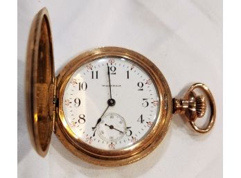 1903 Lady Waltham Hunting Case Pocket Watch Size 8s