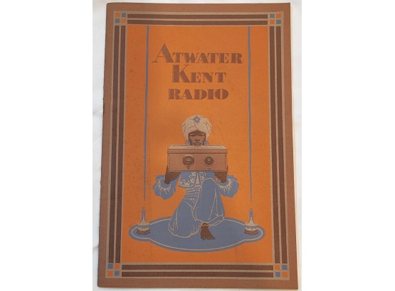 Original Atwater Kent Tube Radio Catalog Copyright 1928 Models And Speakers Rare