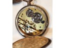 1900s Swiss Pocket Watch Half Hunter Gorgeous 800 Silver Galonne Case For Parts