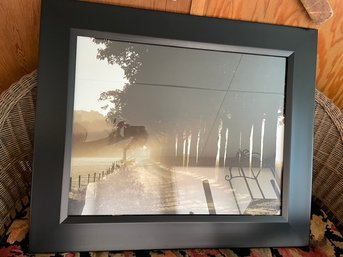 Framed Picture Of Trees And Path