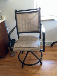 Patio Bar Stool Height Arm Chair