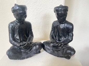 2 Wooden Figures
