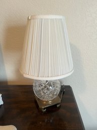 Small Glass Lamp  Base 4.5' X 16' Tall