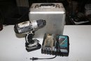 Makita 18v Power Drill, Charger, And Case