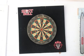 Dart Board With 3 Darts
