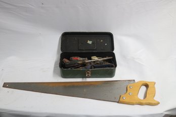 Toolbox With Handsaw
