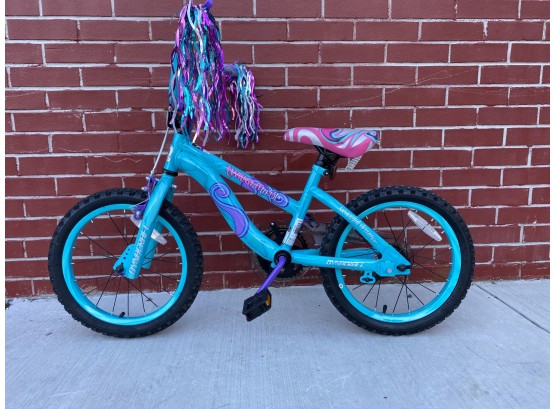 Dynacraft Twilight Twist Girls Bike, Blue/Purple, 16inch Wheels