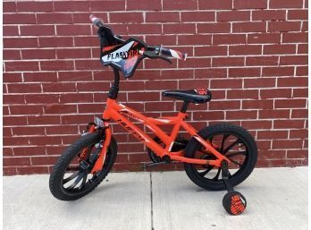 Huffy Flashfire Kids Bike, Orange/black, 16 Inch Wheels