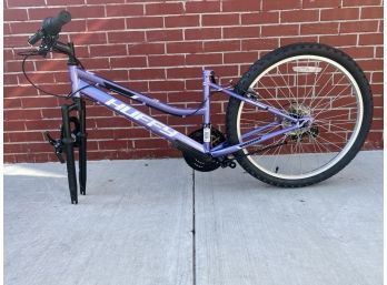 Huffy Rock Creek Girls Mountain Bike, Purple/white, 24inch Wheels