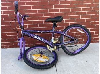 Genesis Inspire Girls Bike, Purple/black, 20 Inch Wheels