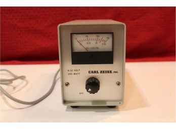 Carl Zeiss 6-12 Volt 200 Watt Component Power Supply Lab Equipment