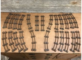 (25) S-Scale Rail Road Track Pieces