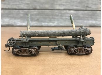 Vintage HO Scale Log Carrier Train Car