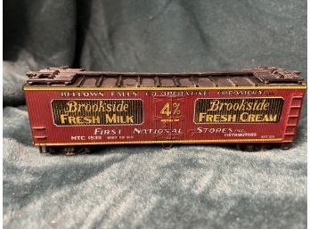 Brookside Creamery Train Car HO Model