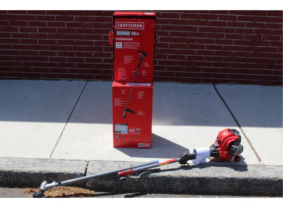 Craftsman 2-cycle 25 CC Weed Wacker String Trimmer Straight Shaft Brand New In Box Never Had Gas In It