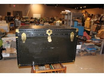 Extra Large Steamer Chest Trunk Flat Top 40x25x23