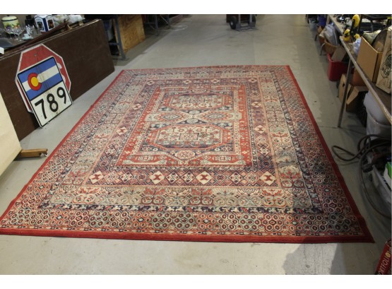 Wool Blend Dense Pile Rug Soft & Flexible, No Rips, No Tears, No Stains 128'x33'Needs Cleaning To Be Perfect