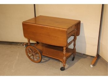 Ethan Allen Baumritter Collection Maple Substantial Tea Cart 32' X 21' X 29'