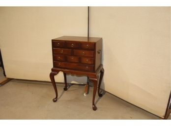 Petite Sideboard Queen Anne Legs Mahogany Beautiful Condition 3 Drawers