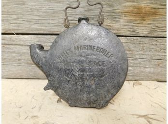 AC Wells & Co. Marine Boiler Water Space Lamp Cast Iron