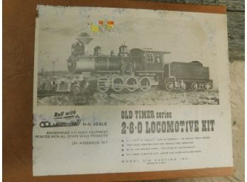 Old Time Series 2-8-0 Locomotive Kit Model Toy Train