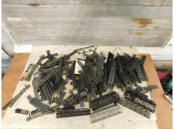 100s Of Pieces Of Track Left And Right Switches, Bridges, Track Ends, Power Supplies, Criss Crosses, HUGE LOT