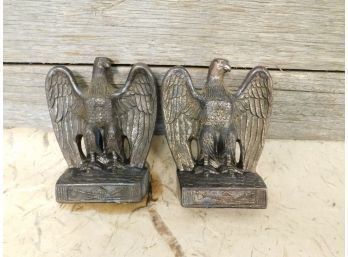 Pair Of Bronze Plated Bookends