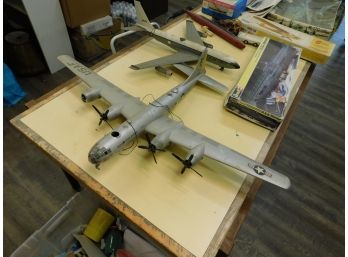 Lot Of Models Built And Unbuilt Toys And Toy Parts And A Submarine