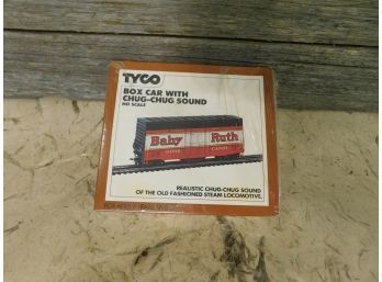 Tyco Box Car With Chug-chug New In Box