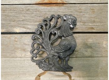 Cast Iron Rooster Wall Art