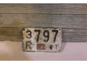 1956 Connecticut License Plate