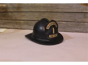 Vintage Glastonbury Fire Department Helmet Size 7 1/4