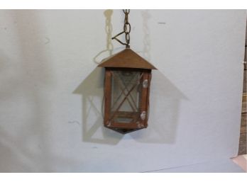 Hanging Copper Lantern Needs Some Glass Work 12' Tall 7' Wide