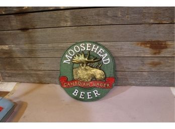 Canadian Moosehead Beer Sign Plastic 14' X 12.5'