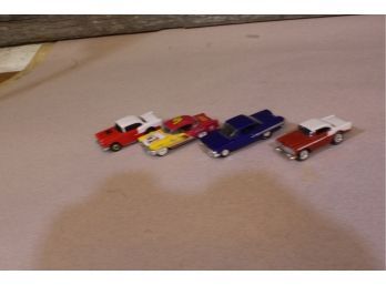 Group Of Small Diecast Model Toy Cars