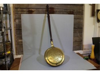 Genuine Antique Brass Bed Warmer