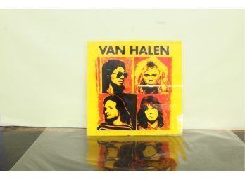 Vintage Glass Print Van Halen 12' X 12'