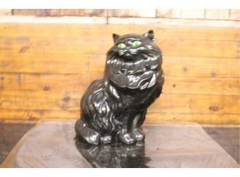 Ceramic Black Cat 14 1/2' Tall