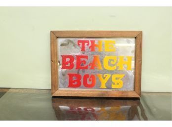 Vintage Print On Mirror The Beach Boys 11' X 8'