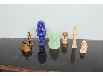 Egyptian Lot 7 Pieces 2 1/2' - 6 1/2' Tall