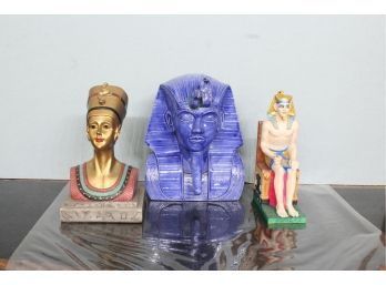 Egyptian Lot 3 Pieces 9' - 11' Tall