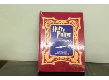 Harry Potter And The Sorcerer's Stone A Deluxe Pop-Up Book - Some Damage In Upper Left Hand Corner