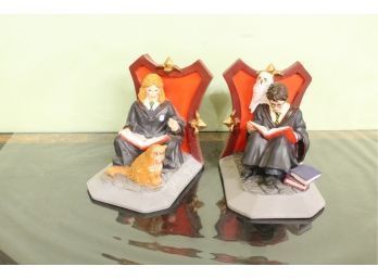 Harry Potter And Hermione Granger Bookends