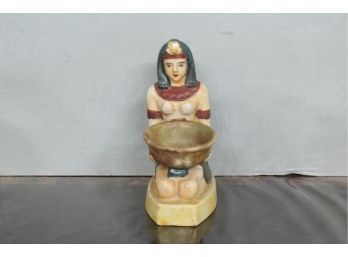Vintage China Pharaoh Figurine Made In Japan 5' Tall