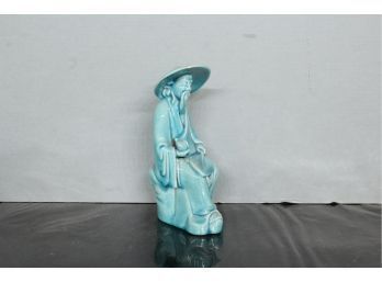 Vintage Ceramic Figurine 9' Tall